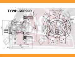 ������� ������ � ABS | ��� ����/��� | Toyota/ Yaris NCP90/ KSP10 2005-VITZ NCP90/ SCP90 2005-2007Belta 4245052060, 424500D050, J4712085, R16976, 0182K...