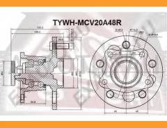 ������� ������ � ABS | ��� ����/��� | Toyota/ Lexus/ RX300 MCU10 1998-2003 ASVA Tywhmcv20A48R TYWHMCV20A48R ����