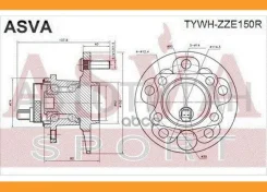������� ������ � �������� ABS Toyota Corolla ZRE151 2006 ASVA Tywhzze150R TYWHZZE150R ����
