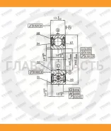 ��������� ��������(������) (15/42/13) 6302-2RS JEB0009 ����