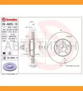 ���� ����. ���. ����. [278x25mm] 5 ���. FORD C-Max II 1.0-1.6 12.10-/ Focus III 1.0-1.6 04.11- [09A90511] 09A90511 ����