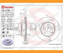 ���� ����. ���. ����. [288x25] 5 ��� Mercedes W204/S204 C 180 Kompressor/ 200 CDI 01/07- [09A73611] 09A73611 ����