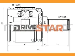 ���� ���������� 32x40x27 IC-JH0016-FL Drivestar [ICJH0016FL], ����� �������� ICJH0016FL ����