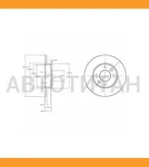 ���� ����. ���. [238x12] 4 ���. Renault Logan 1.4-1.6/D 04- / 9/11/18/19/21 1.1-1.9/D 83-95 / Clio 90- / Megane 1.4/1.9D 96- / Rapid 1.1-1.9/D 85-98...