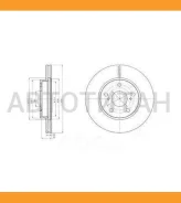 ���� ����. ���. ����. [275x22] 5 ���. MIN2 Toyota Auris 03/07-/ Corolla 01/07- [BG4232] BG4232 ����