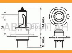 ����� Longlife Daytime PLUS 10 H7 12V 55W ������������� 1987302078 ����