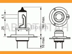 ����� Plus 50 H7 12V [55W] [������] [1 ��] 55W 12V PX26d 1987302079 ����