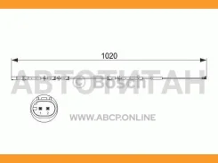 ������ ������ ������� ���. L=1020 BMW X5/X6 E70/F15/E71 3.5-5.0/3.0d 09 1987473510 ����