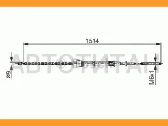 ���� ������� ������� VW Polo 1.0-1.6/ SDI 10.94-10.99/ Classic 1.6-1.9/ SDI 12.95-09.01 1987477695 ����