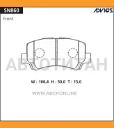 ������� PF-9406 SN860 Advics SN860 SN860 ����