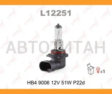 ����� HB4 9006 12V 51W P22D HB4 9006 12V 51W P22D L12251 ����