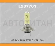 ����� H7 24V 70W ��26d Yellow HCV �7 24V70W ��26d Yellow L20770Y ����