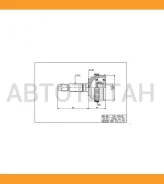 ���� ������. Daihatsu Charade 93-/ Gran Move 96- [DA033] DA033 ����