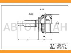���� �������� /������ /����� HDK ��� Impreza GD# GG# Sport Wagon 2000-; 30*56*27; FU-028A44; (TG-9128Z44) 28321FE040 28321FE041 28321FE061 [FU028A44...