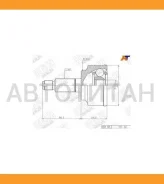 ���� (�������/ �����) Honda Accord 08-13 / Civic 05-12 / CR-V 06-12 / Acura RDX 12-15 / TSX 08-14 / [HO66], �������� HO66 ����
