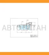 ���� �������� /������ /����� HDK ��� Mazda Familia 1994-323 BHA3 BHA5 BHAL BHA8; MA-024; F02525400 MA24 [MA024] MA024 ����