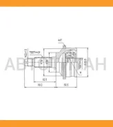���� ������. [ABS] 44z Mazda 626 97-02 4WD [MA038A44] MA038A44 ����