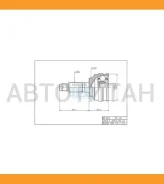 ���� ������. [ABS] 44z Mazda 626 91-97 [MA018A44] MA018A44 ����