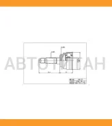 ���� �������� /��� HDK Mazda Capella 626 1994- Cronos; MA-031; F03625600A 301994 G07622510A [MA031] MA031 ����