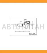 ���� �������� /�������� ������ /����� HDK ��� Mazda Axela 2003- Mazda3 1.5 2.0; 22*55.3*36; MA-040; (TG-6840 MZ-40 0510-040) GR252550XB [MA040] MA040...
