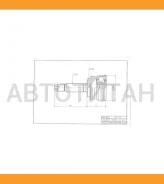 ���� �������� /�������� ������ /����� HDK ��� Colt 2002-; 21*55*25; MI-043; MR980745 3815A011 3815A008 [MI043] MI043 ����