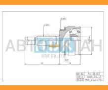 ���� ������. [ABS] 43z Mitsubishi Airtrek 03-/Lancer 00- [MI038A43] MI038A43 ����