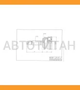 ���� �������� /�������� ������ /����� HDK ��� Mitsubishi Colt 1989-1995 3g81 3g83 4a30; 29*55*25; MI-041; MR980743 MR980744 [MI041] MI041 ����