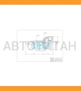 ���� �������� /�������� ������ /����� HDK ��� Nissan Sunny Pulsar 1990-1996 Y10 B13 B14 N14 N15; 23*55*25; NI-017A42; (NI-017 TG-7417 0210-017) 391006...