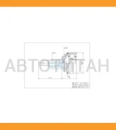 ���� �������� /������ /����� HDK ��� Toyota Camry 1992-1996 Lifan Solano 2009-; 32*56*26; TO-027; (TG-9527Z48 TO-012A 0110027A48) 4341006050 434200605...