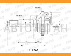 ���� ������� 22/19 ABS 47 | ����� ����/��� | Daewoo�Kalos�(KLAS)�1. �2�(53�kW)�2003. �04- [321026A] 321026A ����