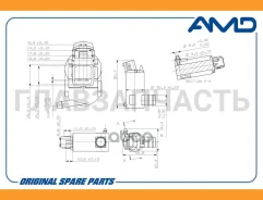 ����� ��������� Hyundai Solaris 10-/ KIA Rio 1.4i/1.6i 11- AMDWP66 ����