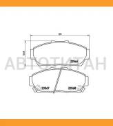 ������� ��������� �������� �������� �������� ��� Honda Integra, Orthia AN-419WK Akebono AN419WK AN419WK ����