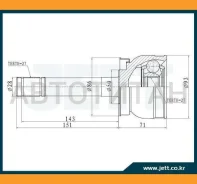 ���� ������� JETT V41-1051 [V411051] V411051 ����