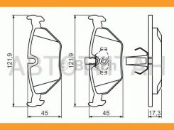 ������� ����. ���. BMW (E39) 520, 523, 525, 528, 530, 535, 540 01/96-05/04 Bosch 0986494009 0986494009 ����