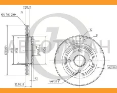 ���� ��������� �������� DF4036 (258x22) 4 ��� [JBD0014] JBD0014 ����