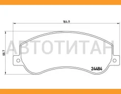 ������� ����. ���. FORD Transit 2.2-3.2 06- Brembo P24064 P24064 ����