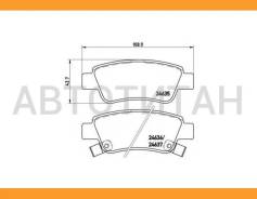 ������� �������� � Honda CR-V 2.0/2.2D 06 P28046 1290 02 [43022SWWG01] Brembo P28046 P28046 ����