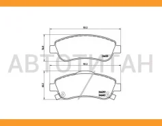 ������� ��������� �������� ������, Honda: CR-V III 2.0 i 4WD/2.2 i-CTDi 4WD/2.2 i-DTEC 4WD/2.4/2.4 i-VTEC 4WD 06- Brembo P28045 P28045 ����