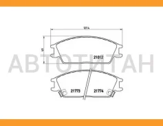 ������� ����. ���/��� Hyundai Accent 1.3-1.5 10/94-1/00, Getz 1.0-1.6/1.5CRDi 9/02-, Pony 1.3/1.5i 10/89-1/95, S-Coupe-92 Brembo P30024 P30024 ����