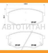 ������� ����. ���. Hyundai ix20 10-/Sonata VI 09-15, KIA Soul II 14- Brembo P30055 P30055 ����