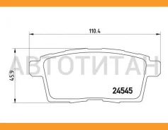 ������� ����. ���. Mazda CX-7 MZR DISI Turbo 10/07- Brembo P49041 P49041 ����