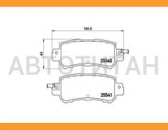 ������� �������� ������ Mazda CX-5 2.0/2.0D 11 P49047 Brembo P49047 P49047 ����