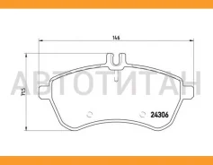 ������� �������� � MB W204 1.8-3.0/2.0CDi 07 P50067 1301 00 [0054200820] Brembo P50067 P50067 ����
