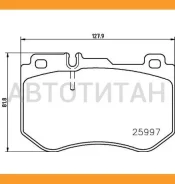 ������� ����. ���. Mercedes C-Class (W205/S205) 14- Brembo P50123 P50123 ����