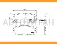 ������� ����. ���. Mitsubishi Pajero II 2,4/3,0/3,5/2,5TDI/2,8TDI 12/90-4/00, Space Gear 2,0-16v/2,4/2,5TDI 8/96- Brembo P54018 P54018 ����