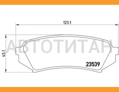 ������� �������� � Toyota Land Cruiser100 4.7i/4.2TD 98 P83049 706 00=FDB1457=224549 Brembo P83049 P83049 ����