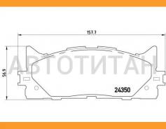 ������� ����. ���. Toyota Camry 06- Brembo P83117 P83117 ����