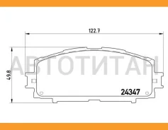 ������� ����. ���. Toyota Yaris 1.0-1.4 01.06- Brembo P83086 P83086 ����