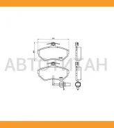 ��������� ������� �������� Brembo P85044 P85044 ����