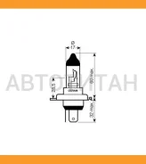 ����� HS1 12V 35/35W PX43t Original LINE �������� ������������ �/� (���) 1 �� 64185 ����